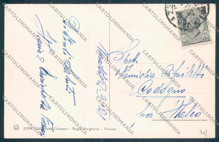Savona Varazze cartolina ZQ0667 – retro