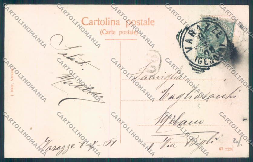 Savona Varazze cartolina ZQ0687 – retro
