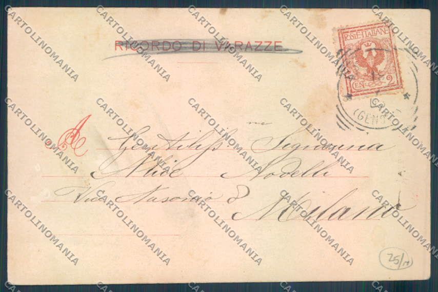 Savona Varazze cartolina ZQ0700 – retro
