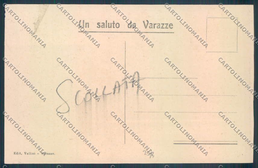 Savona Varazze SCOLLATA cartolina ZQ0706 – retro