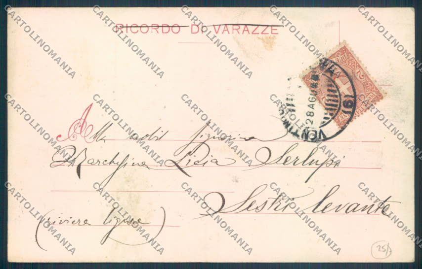 Savona Varazze cartolina ZQ0709 – retro