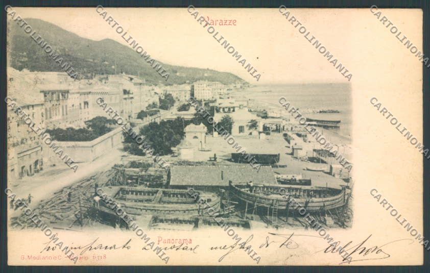Savona Varazze Barca cartolina ZQ0712 – fronte