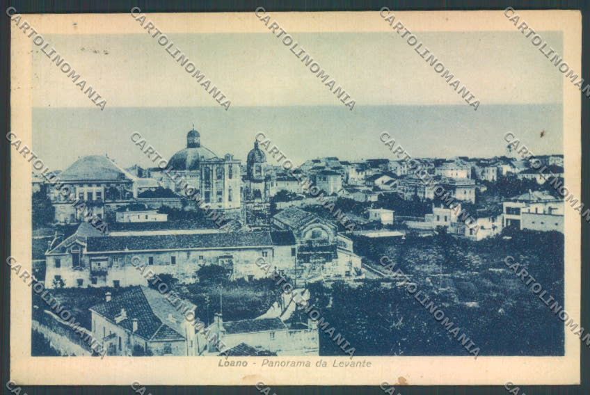 Savona Loano PIEGATA cartolina ZQ0714 – fronte