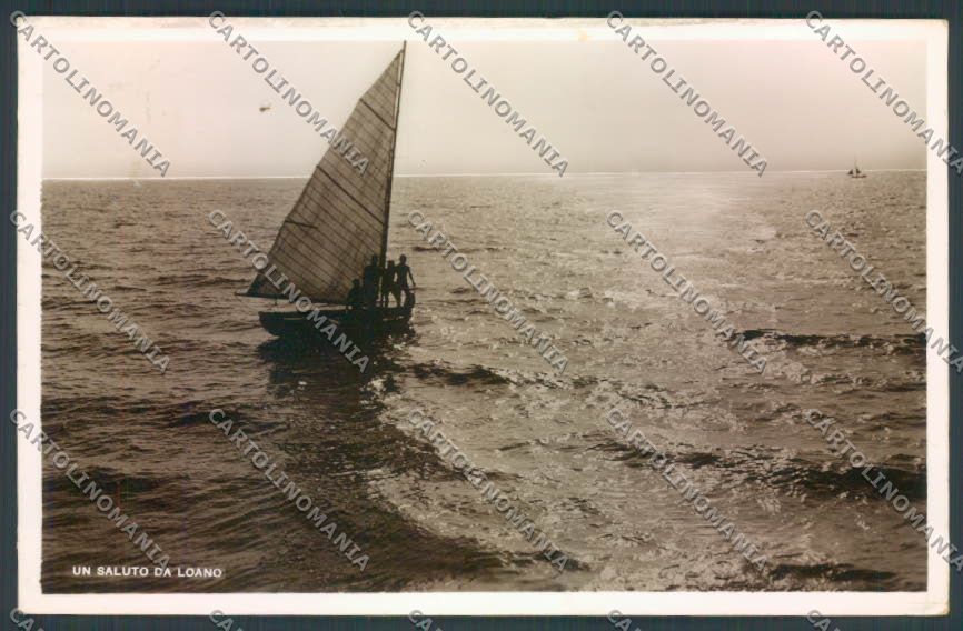 Savona Loano Barca Foto cartolina ZQ0720 – fronte