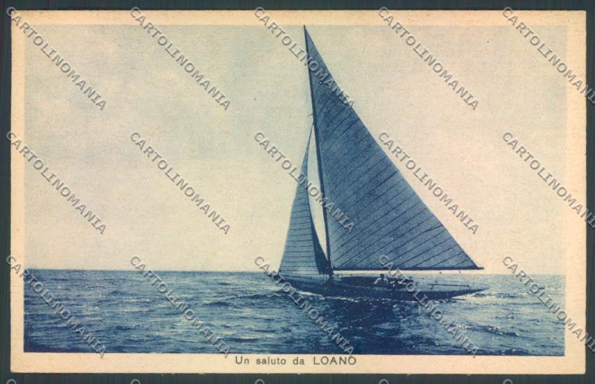 Savona Loano Barca cartolina ZQ0729 – fronte