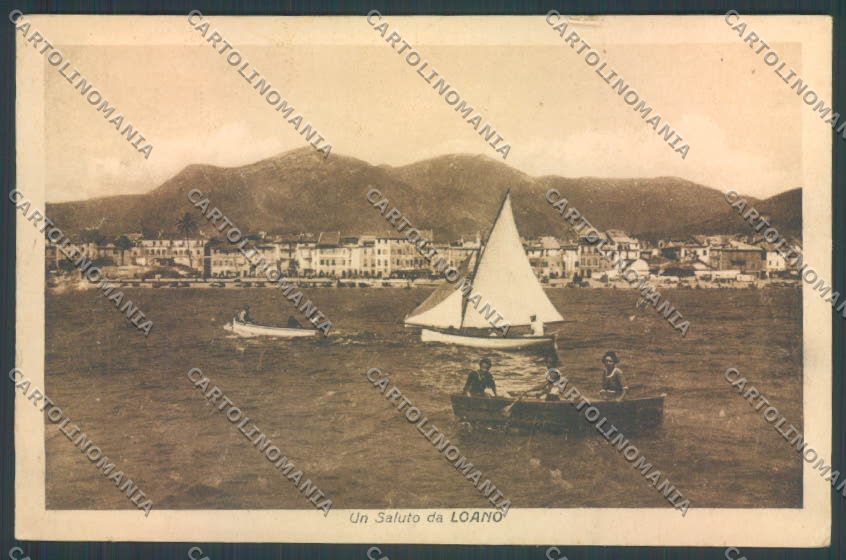 Savona Loano Barca cartolina ZQ0734 – fronte