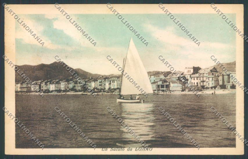 Savona Loano Barca cartolina ZQ0745 – fronte