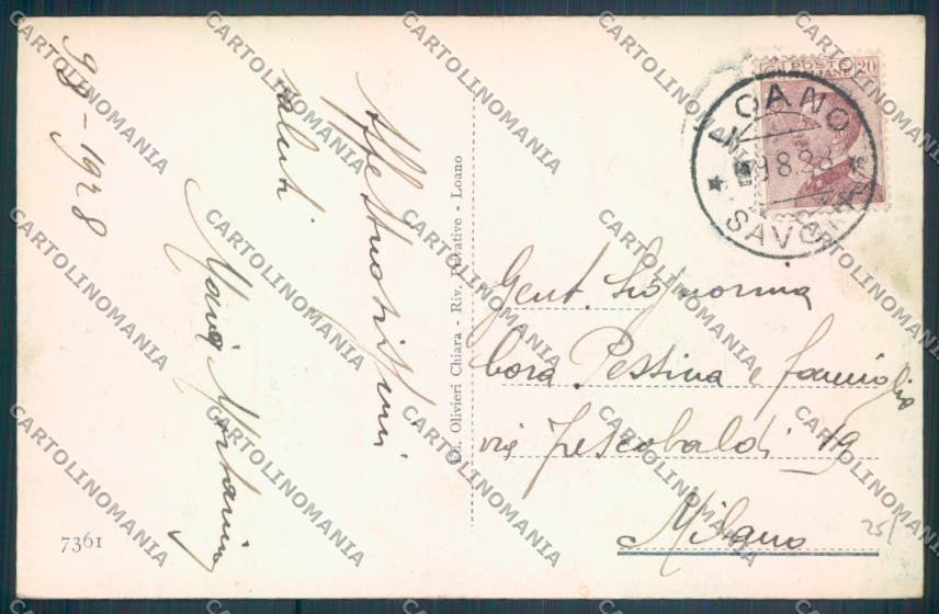Savona Loano Barca cartolina ZQ0761 – retro
