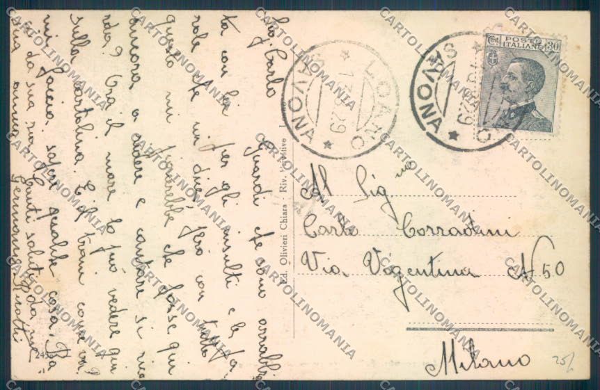 Savona Loano cartolina ZQ0770 – retro