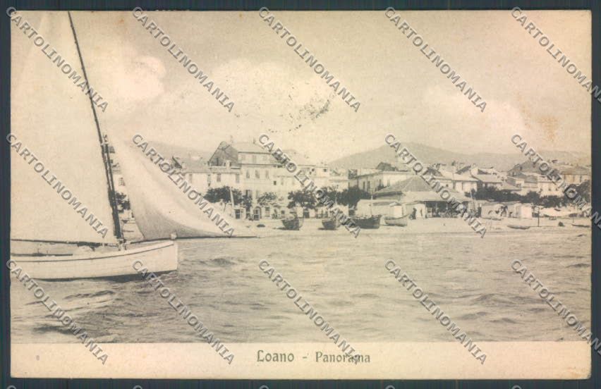 Savona Loano Barca cartolina ZQ0771 – fronte