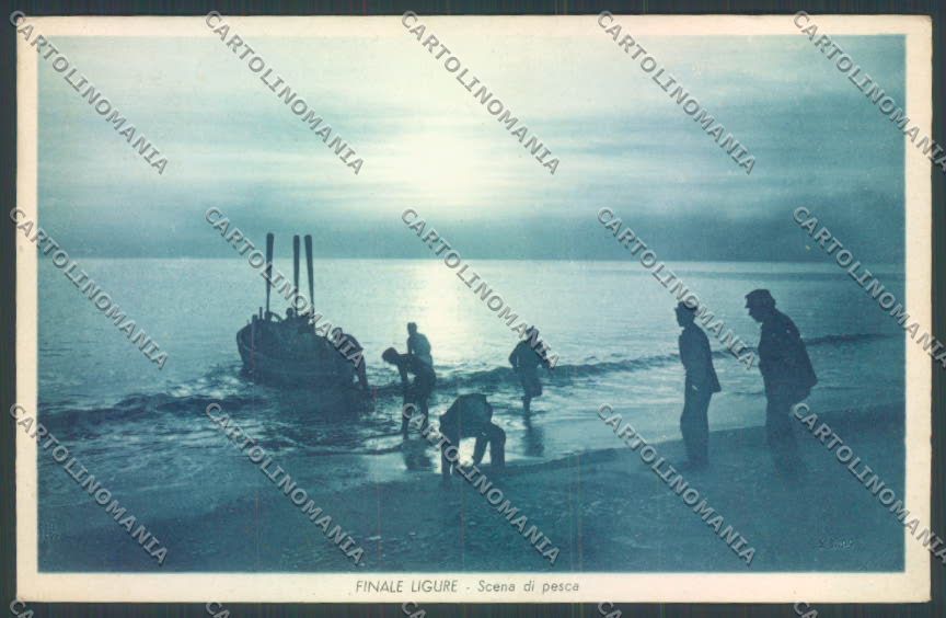 Savona Finale Ligure Barca cartolina ZQ0800 – fronte