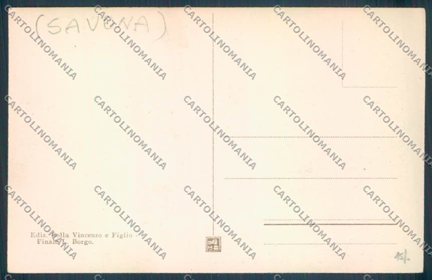 Savona Finale Ligure Perti cartolina ZQ0802 – retro