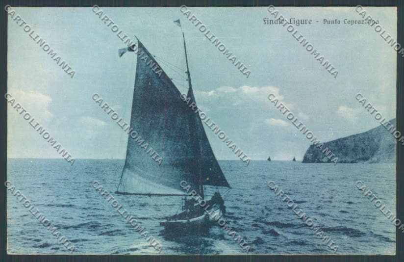 Savona Finale Ligure Barca PIEGHINA cartolina ZQ0816 – fronte