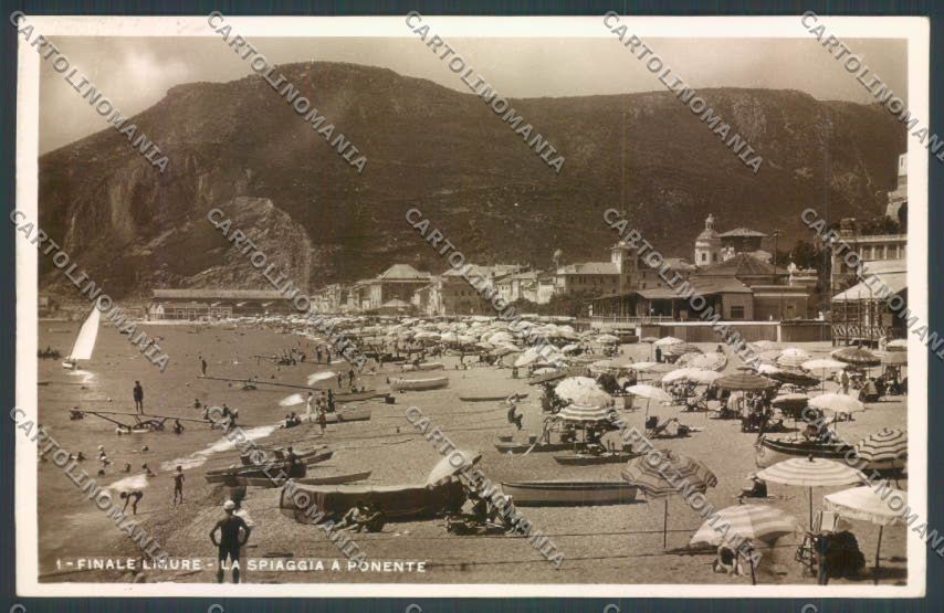 Savona Finale Ligure Barca FORO Foto cartolina ZQ0835 – fronte