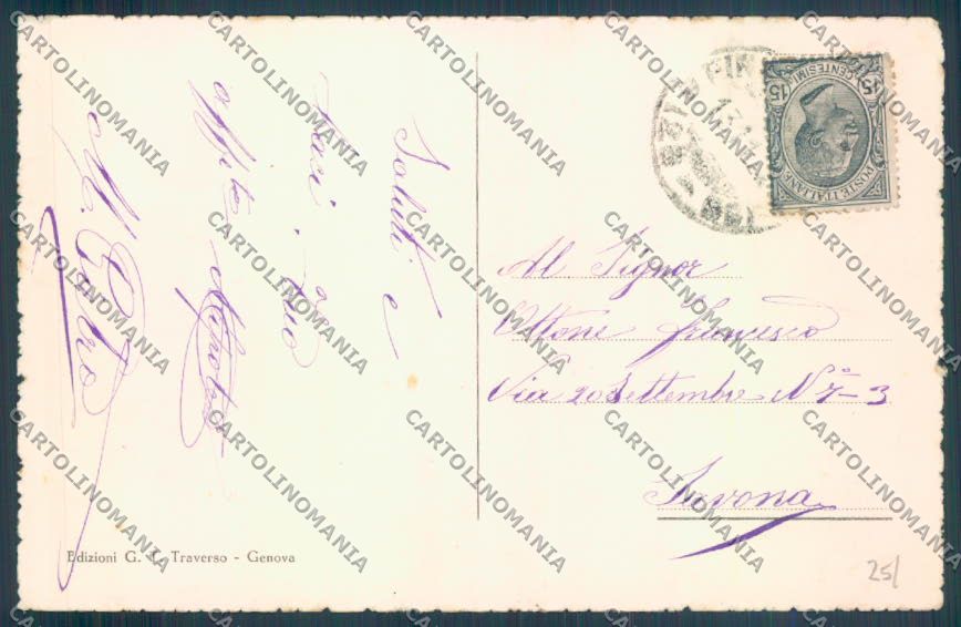 Savona Finale Ligure Finalborgo cartolina ZQ0841 – retro