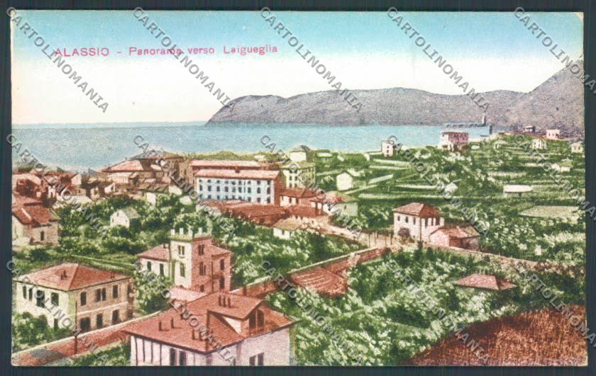 Savona Alassio cartolina ZQ0849 – fronte