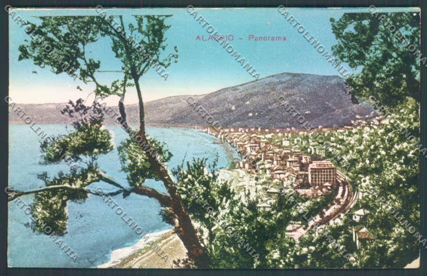 Savona Alassio cartolina ZQ0851 – fronte