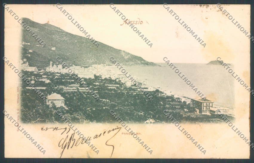 Savona Alassio cartolina ZQ0852 – fronte