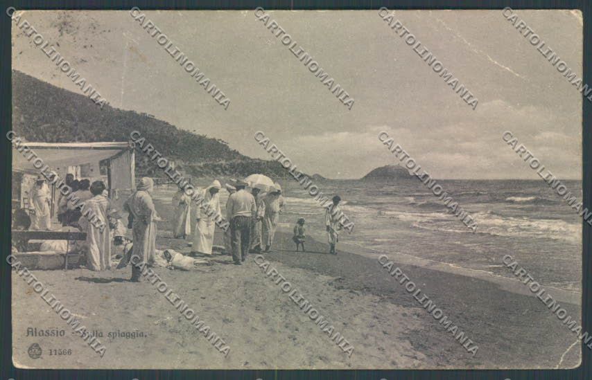 Savona Alassio PIEGHINE cartolina ZQ0863 – fronte