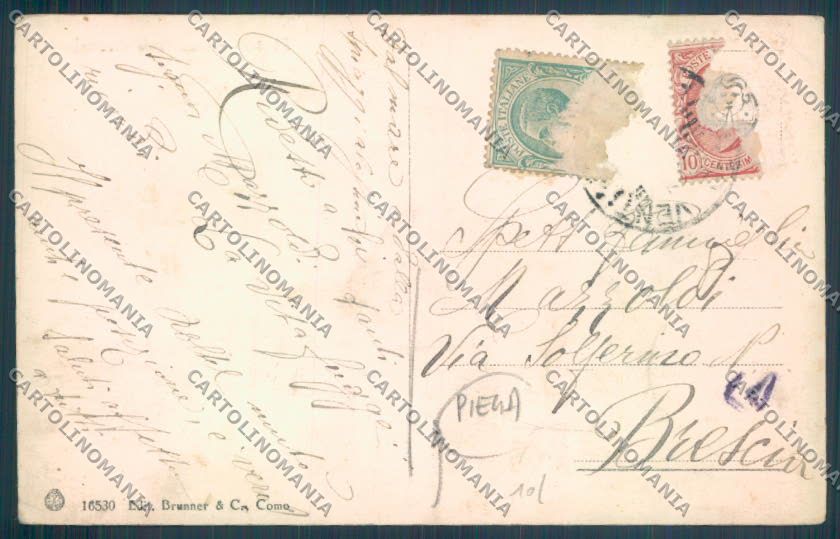 Savona Alassio PIEGA cartolina ZQ0882 – retro