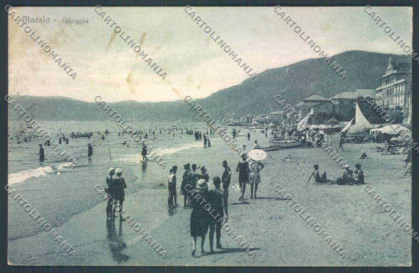 Savona Alassio cartolina ZQ0886 – fronte