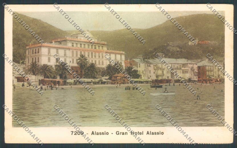 Savona Alassio cartolina ZQ0888 – fronte