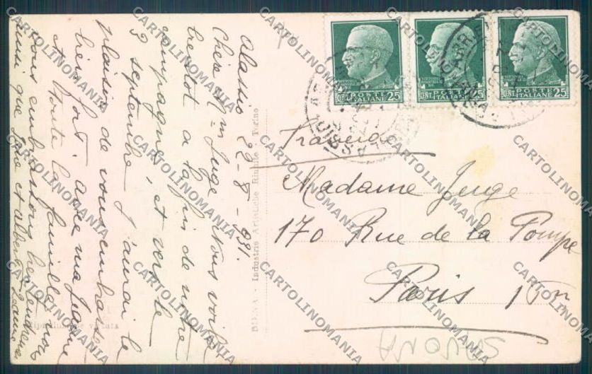 Savona Alassio cartolina ZQ0888 – retro