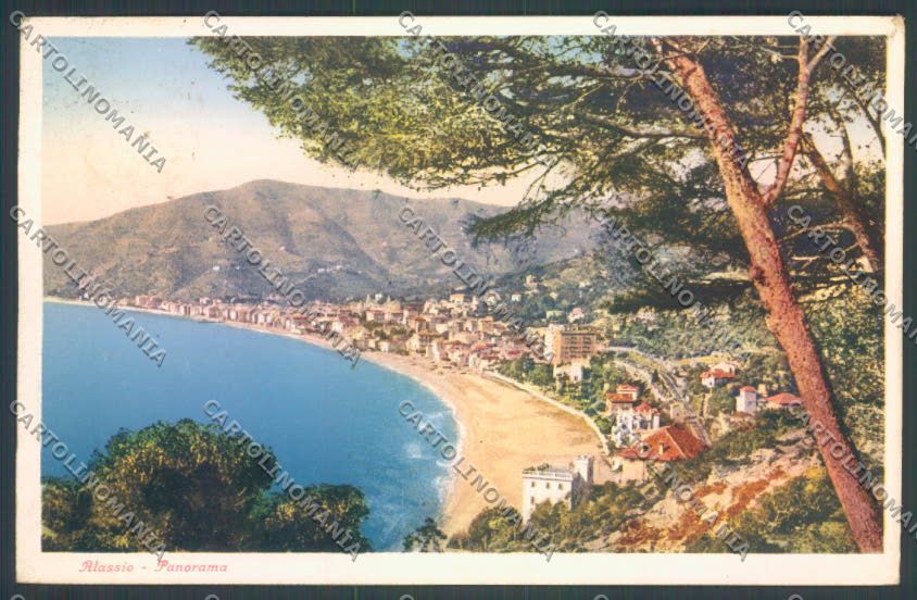 Savona Alassio cartolina ZQ0898 – fronte