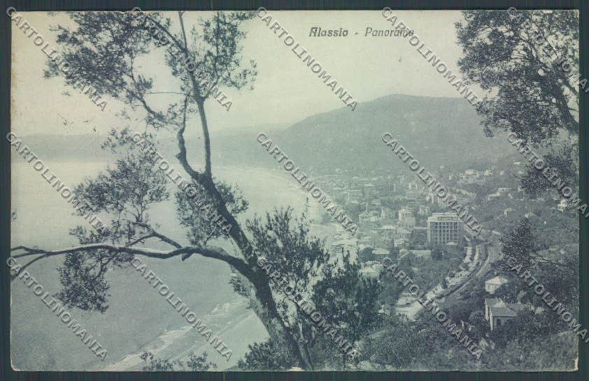 Savona Alassio cartolina ZQ0900 – fronte