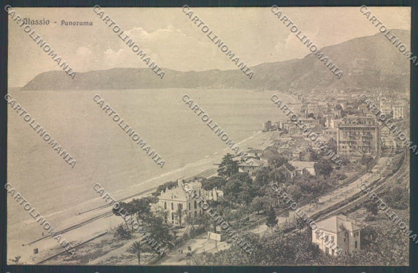 Savona Alassio cartolina ZQ0905 – fronte
