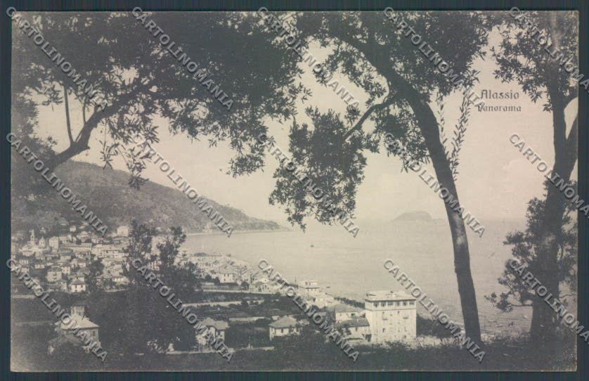 Savona Alassio cartolina ZQ0908 – fronte