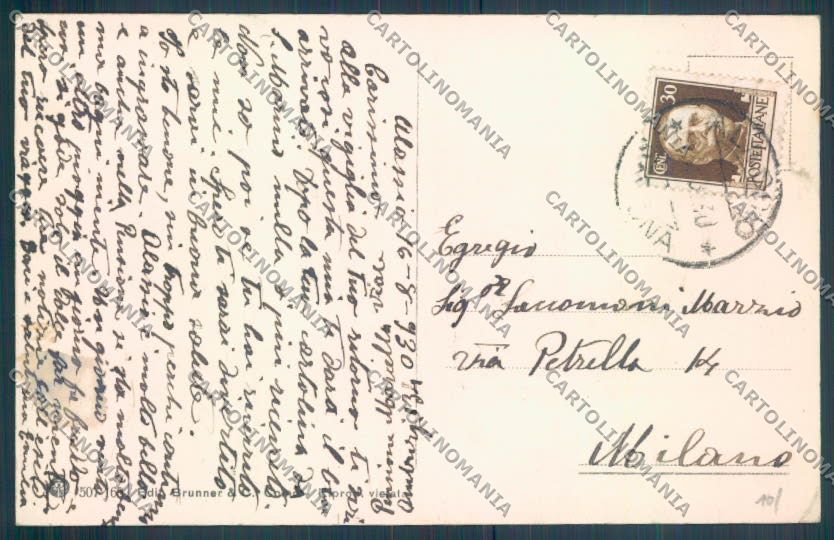 Savona Alassio cartolina ZQ0911 – retro