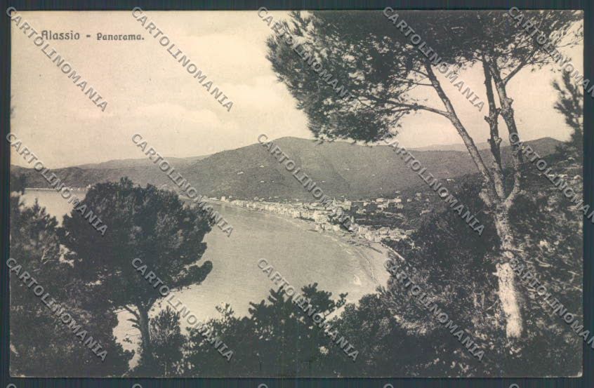 Savona Alassio cartolina ZQ0912 – fronte