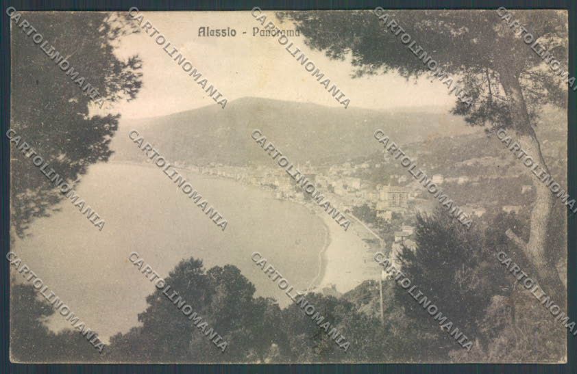 Savona Alassio cartolina ZQ0913 – fronte