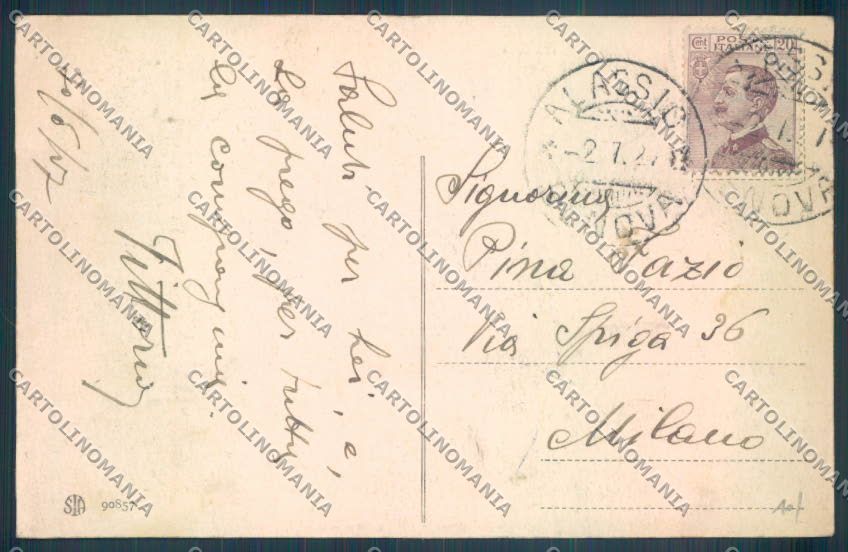 Savona Alassio cartolina ZQ0913 – retro