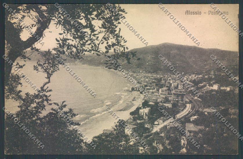 Savona Alassio cartolina ZQ0916 – fronte