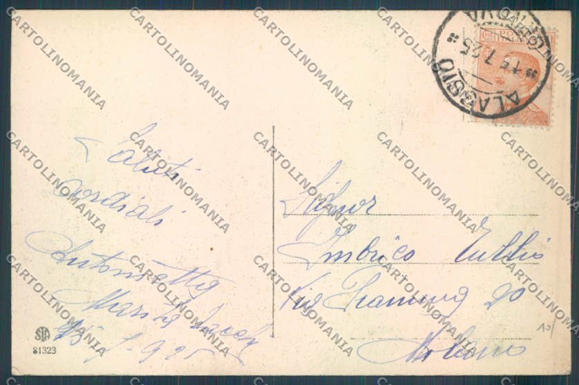 Savona Alassio cartolina ZQ0917 – retro