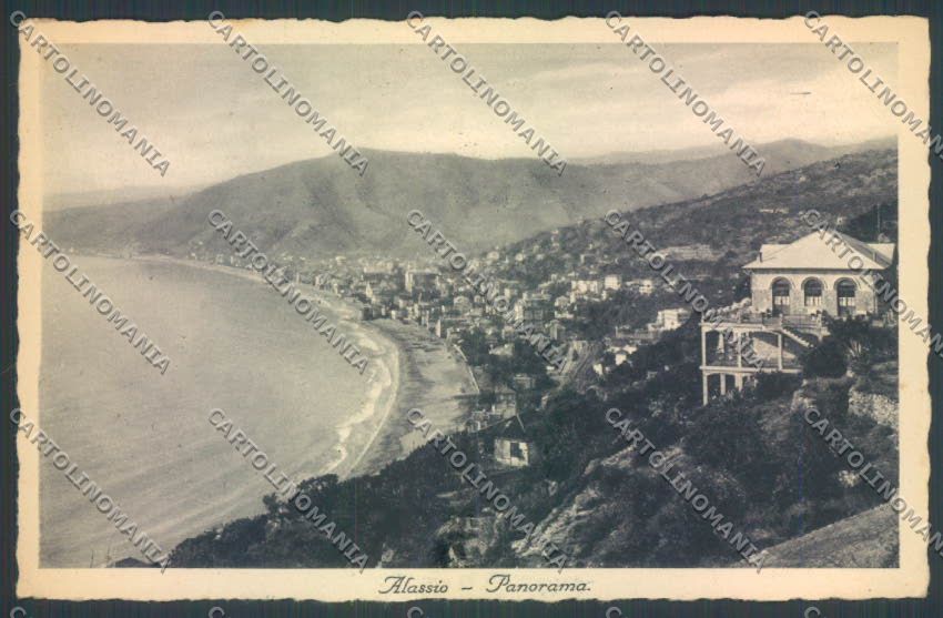 Savona Alassio cartolina ZQ0919 – fronte