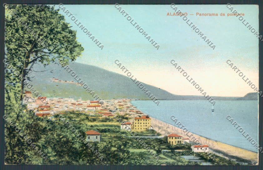 Savona Alassio cartolina ZQ0923 – fronte