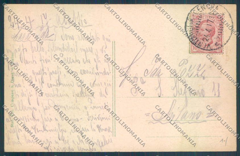 Savona Alassio cartolina ZQ0923 – retro