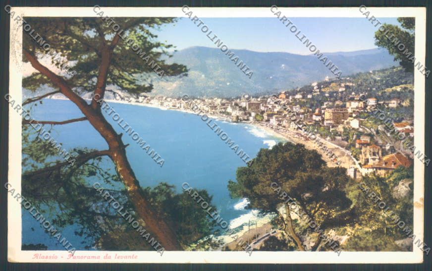 Savona Alassio cartolina ZQ0925 – fronte