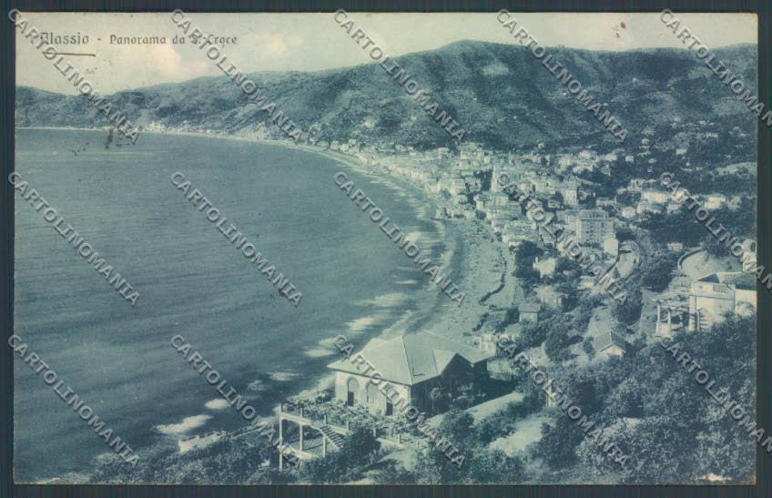 Savona Alassio cartolina ZQ0928 – fronte