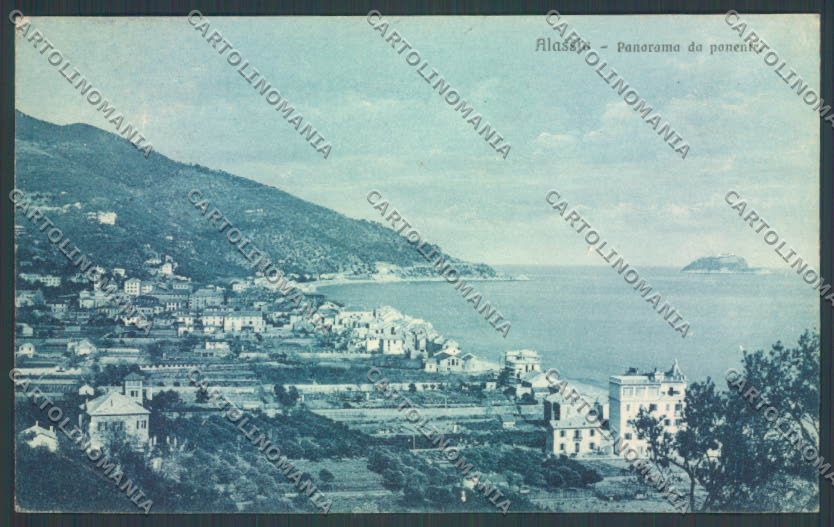 Savona Alassio cartolina ZQ0931 – fronte