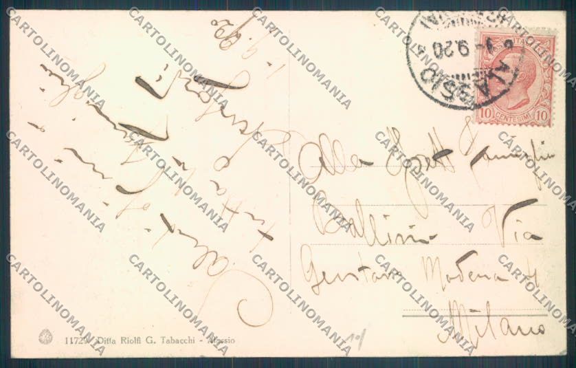 Savona Alassio cartolina ZQ0931 – retro