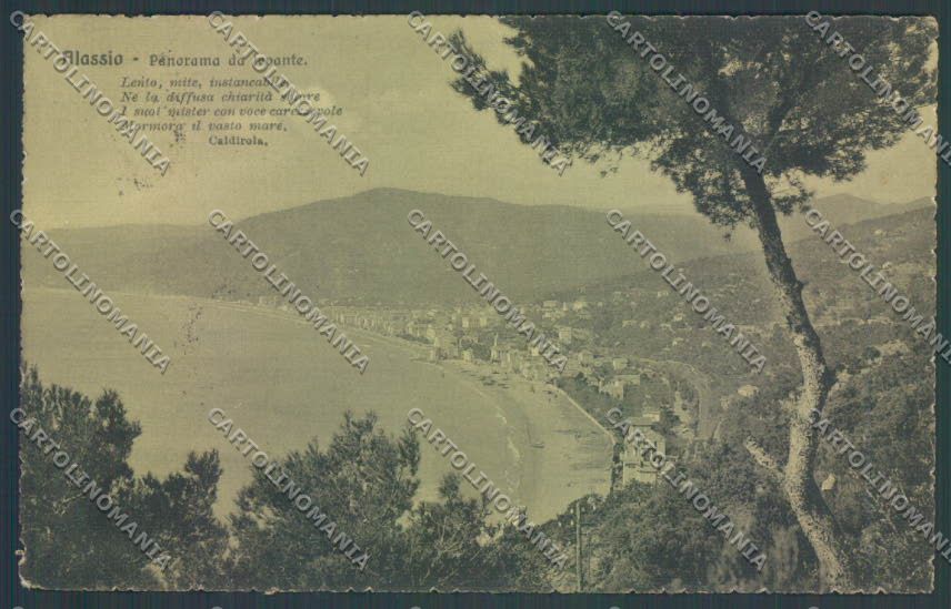 Savona Alassio cartolina ZQ0932 – fronte