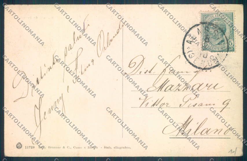 Savona Alassio cartolina ZQ0936 – retro
