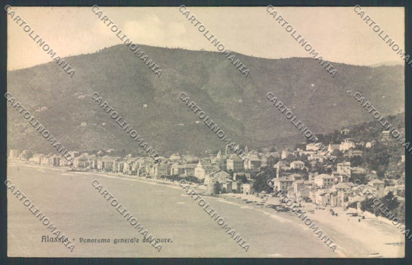 Savona Alassio cartolina ZQ0939 – fronte