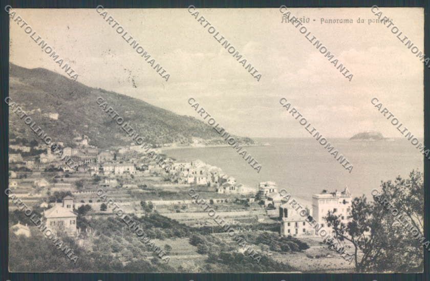 Savona Alassio cartolina ZQ0942 – fronte