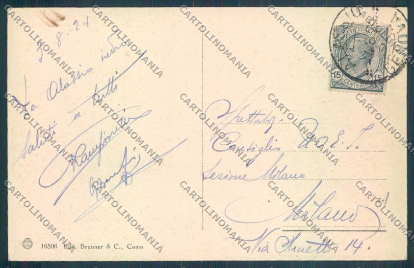 Savona Alassio cartolina ZQ0946 – retro