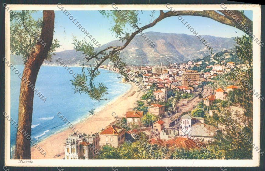 Savona Alassio cartolina ZQ0950 – fronte